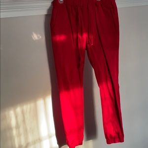 Red Joggers